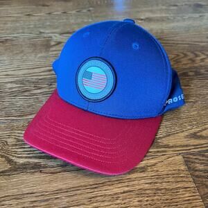 PGA Tour Pro Series Cap Mens OSFA Blue 6-Panel Adjustable Back Classic Golf Hat